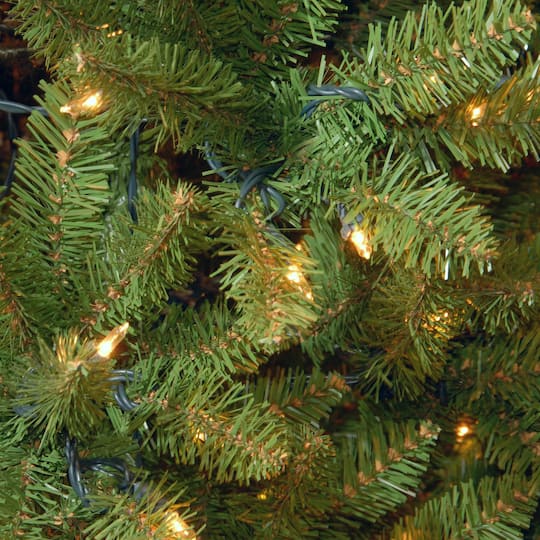 9 ft. Pre-Lit Kingswood™ Fir Pencil Artificial Christmas Tree, Clear Lights